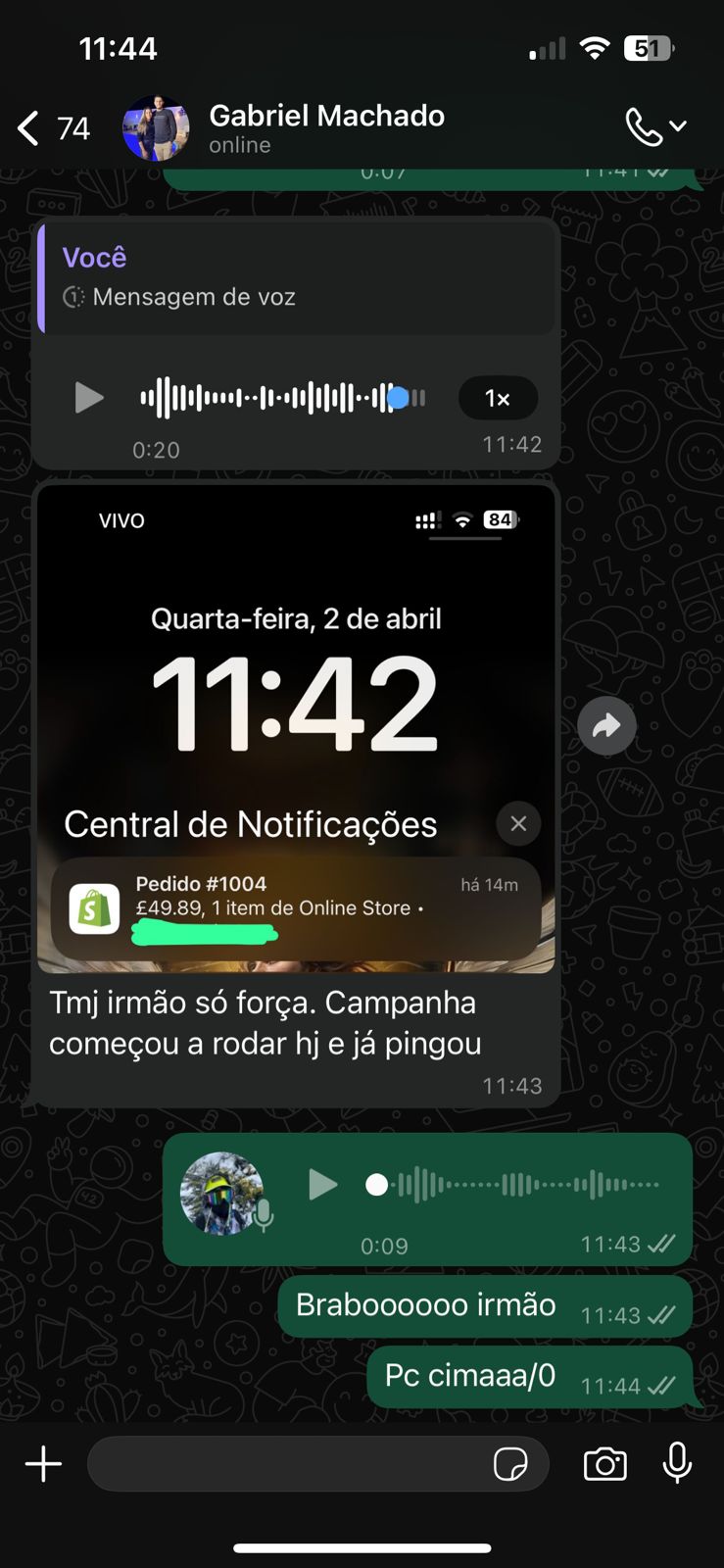 Feedback de Aluno